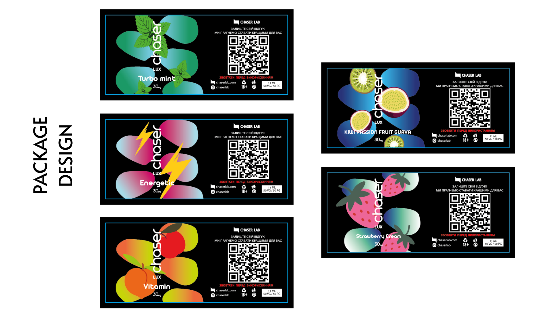 Slide 8 - Additional label designs