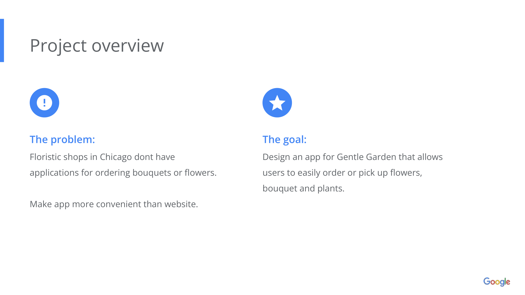 The problem and goal of the Gentle Garden app
