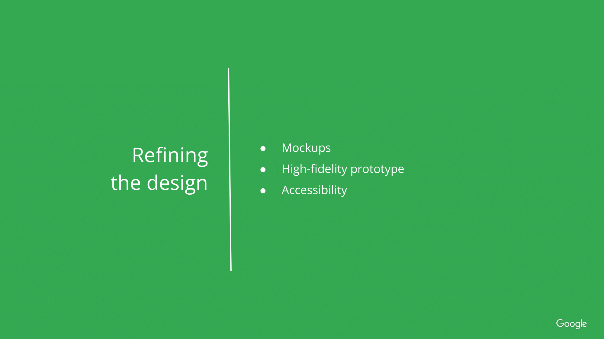 Design refinement process