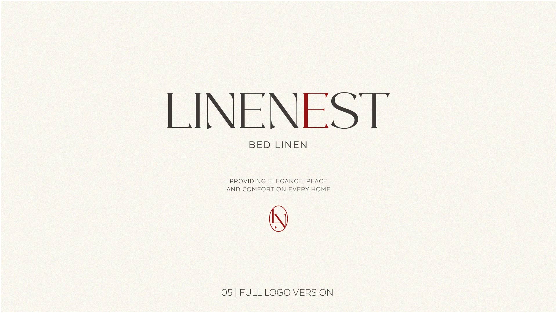 Linenest logo on cream background