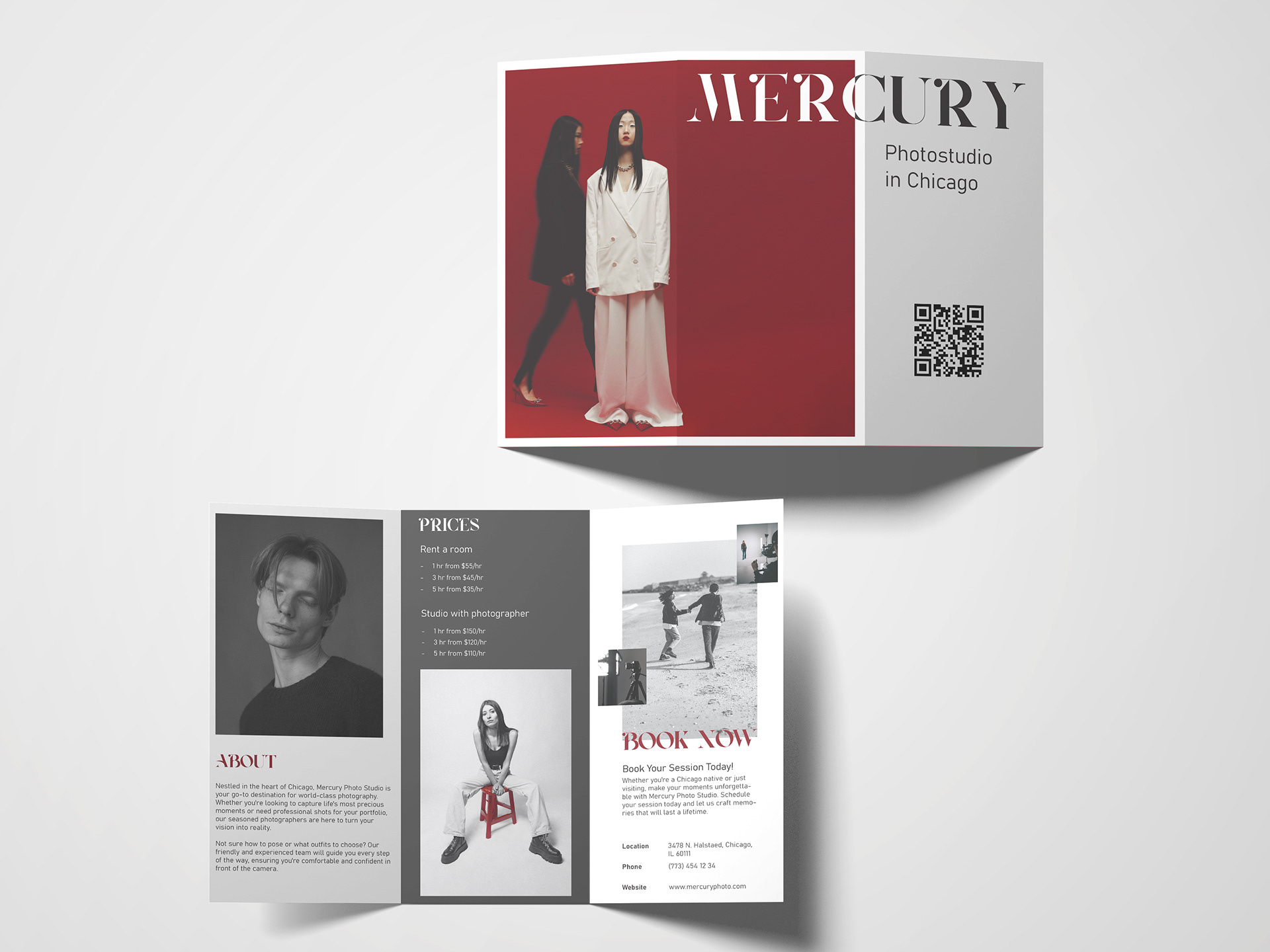 Mercury Photo Studio — Brochure Design